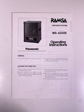 RAMSA Panasonic WS-A250E