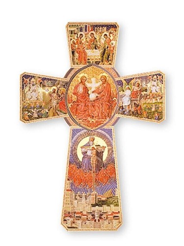 Holy spirit wooden wall cross - spirit,