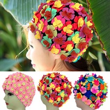 Flower Swim Cap Swimming Hat
