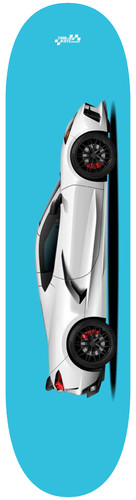 Car art corvette skateboard - car,