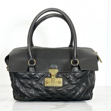 Marc Jacobs Rudi Baroque Quilted Satchel Shoulder Handbag
