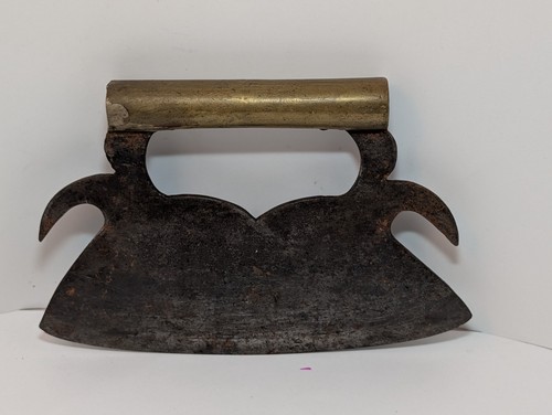 Antique ornate herb chopper - antique,
