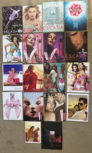 18x escada perfume - escada, ads