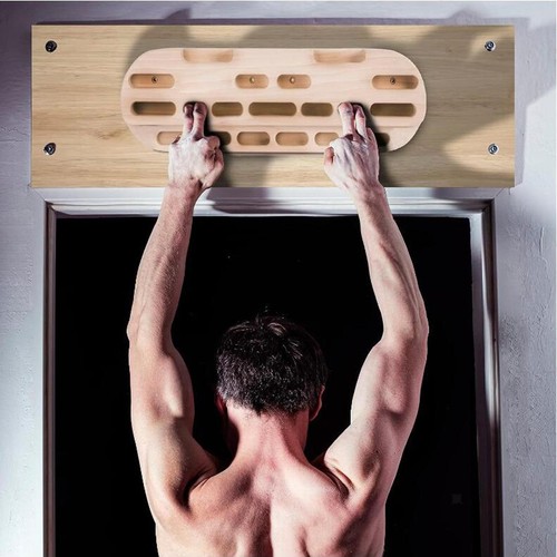 Wooden rock climbing hangboard - wooden,