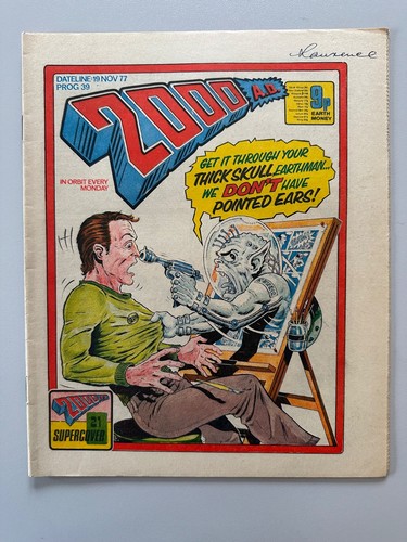 2000ad comic prog november - comic,