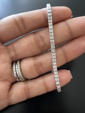 4.00 Ct  Princess Cut Natural