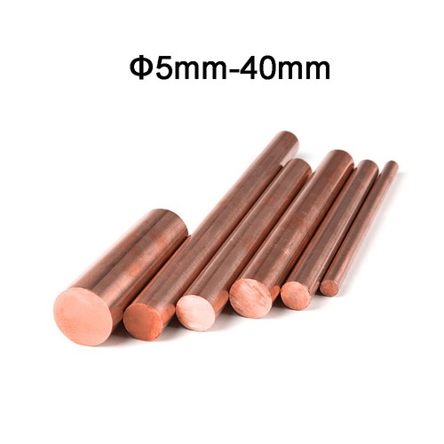 Pure copper round bar rod - copper,