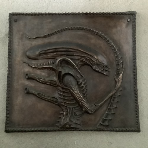 Alien xenomorph wall plaque - xenomorph, wall-plaque