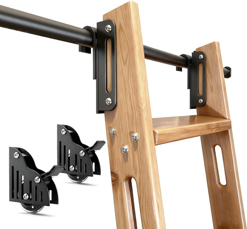 16ft sliding library ladder - sliding,