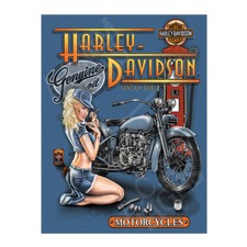 Motorbike Retro Metal Sign