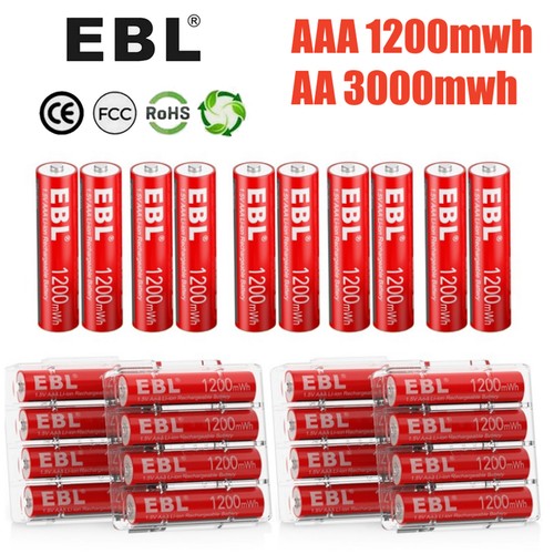 Ebl aaa 1200mwh - 1200mwh, lithium