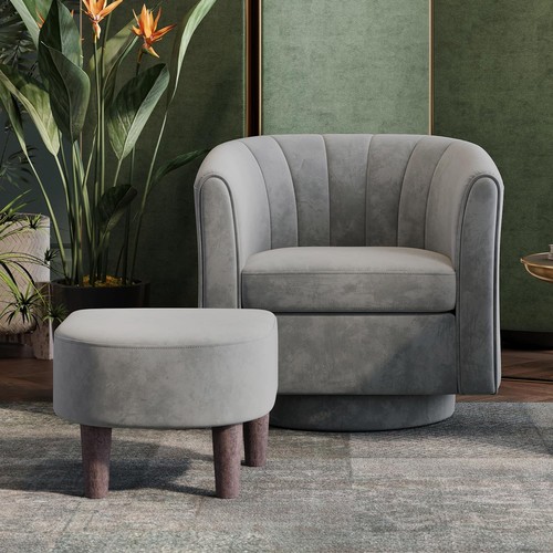 Swivel accent chair with - swivel,