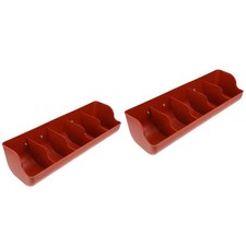  2PCS Practical Pig Feeder Plastic Feeder Pig Food Trough