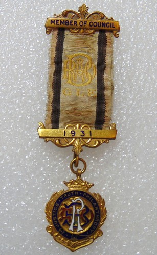 1931 raob medal jewel - medal,