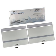 "Glass Canopy 2Piece Set for