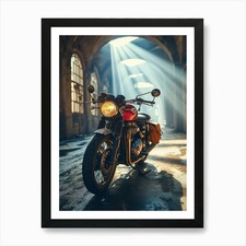 Triumph Bonneville 7 Art Print