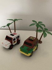 Jurassic Park Jeep JP18 & Jungle Explorer Battery Powered Plastic Models