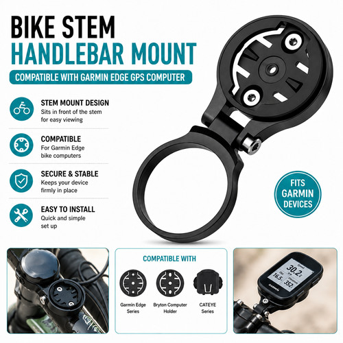 Bike stem handlebar mount - handlebar,