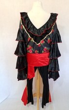 SPANISH FLAMENCO RUMBA SALSA SAMBA DANCER BAILAOR MEN'S FANCY DRESS 3 PCS M🕺