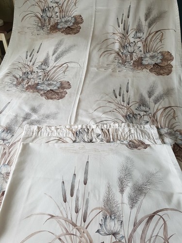 Pair vintage curtains - of,