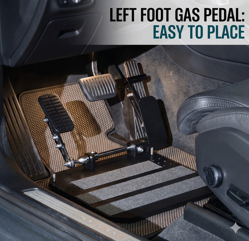 Portable left foot - foot, accelerator