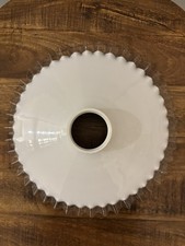 Milk Glass Frill Lamp Shade