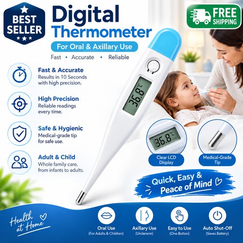 Digital thermometer baby adult - thermometer,