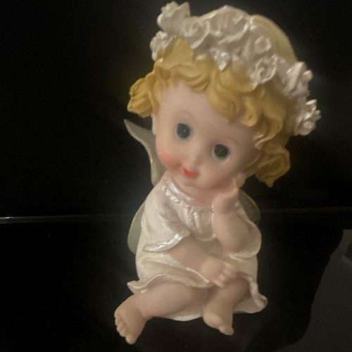 Porcelain angel figurine - angel,