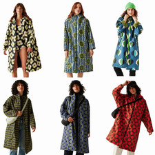 Regatta Womens Orla Kiely Bold Waterproof Fleece Lined Changing Robe - One Size