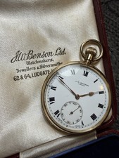 J W Benson Solid 9ct Yellow