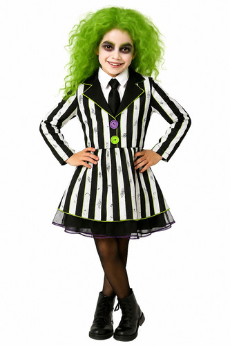Girls beetlejuice costume - beetlejuice,