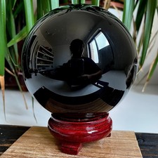 6.21LB Natural high-quality obsidian crystal ball as a healing spiritual specime