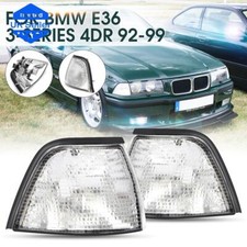 For BMW E36 2X Front Corner Indicator Light 3 Series Saloon 1992-1998 No Bulb