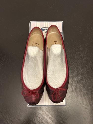 French sole burgundy - burgundy, metallic