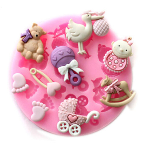 Baby shower feet silicone - baby,