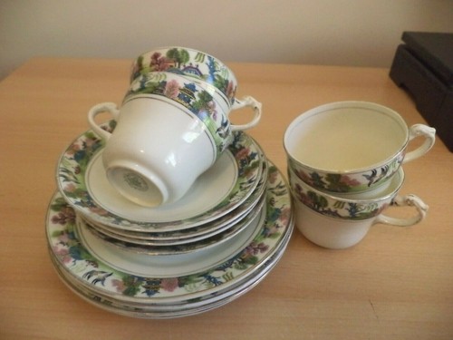 Oriental willow patt - w.h., &