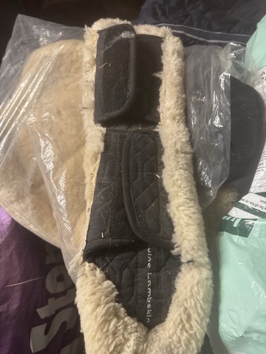 Sheepskin girth sleeve - girth,