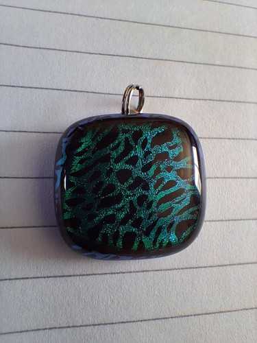 Hand made dichroic glass - hand,