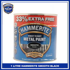 Hammerite - Smooth Direct To Rust Metal Paint - ALL Colours - 750ML