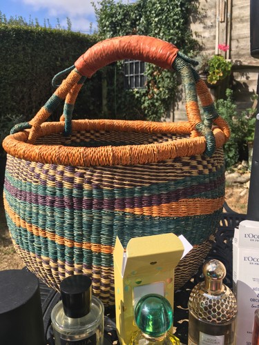 Large new bolga basket made - new, in
