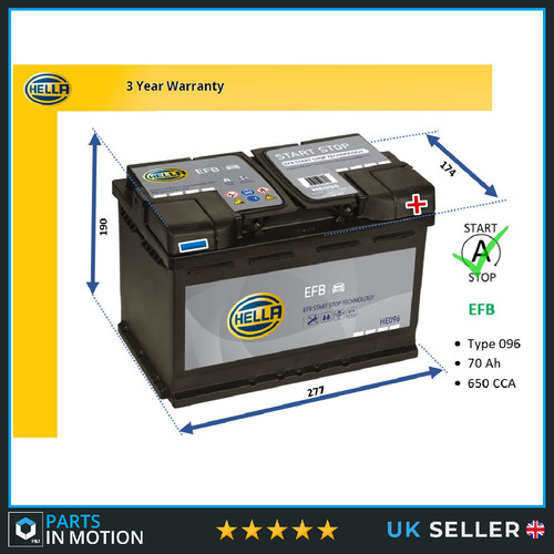 Efb battery fits - efb, ferrari