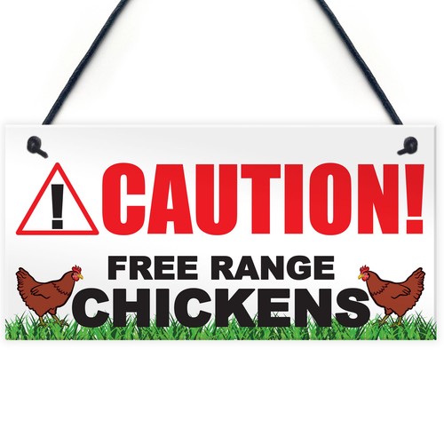 Caution free range - caution,