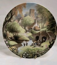 Coalport "Picnic by the River" Decorative Plate – Designed by Robert Hersey