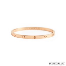 CARTIER 18CT ROSE GOLD LOVE