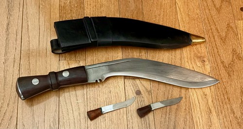 Gurkha regimental kukri made - gurkha,