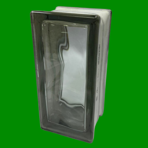 Black wavy glass half - wavy,