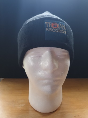 Trojan records black wool - black,