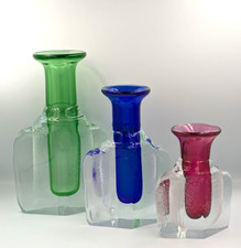 Set Of 3 PETR HORA Vases Czech