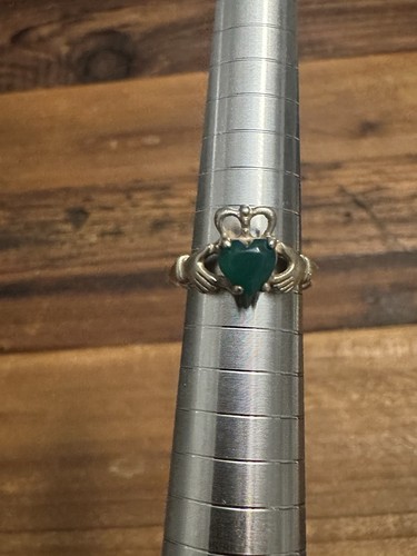 Sterling silver claddagh ring - silver,