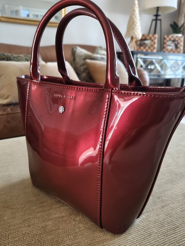 Laura ashley patent burgundy - ashley,